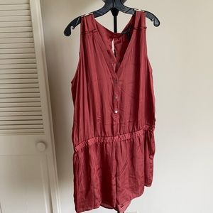 Satin shot jumpsuits